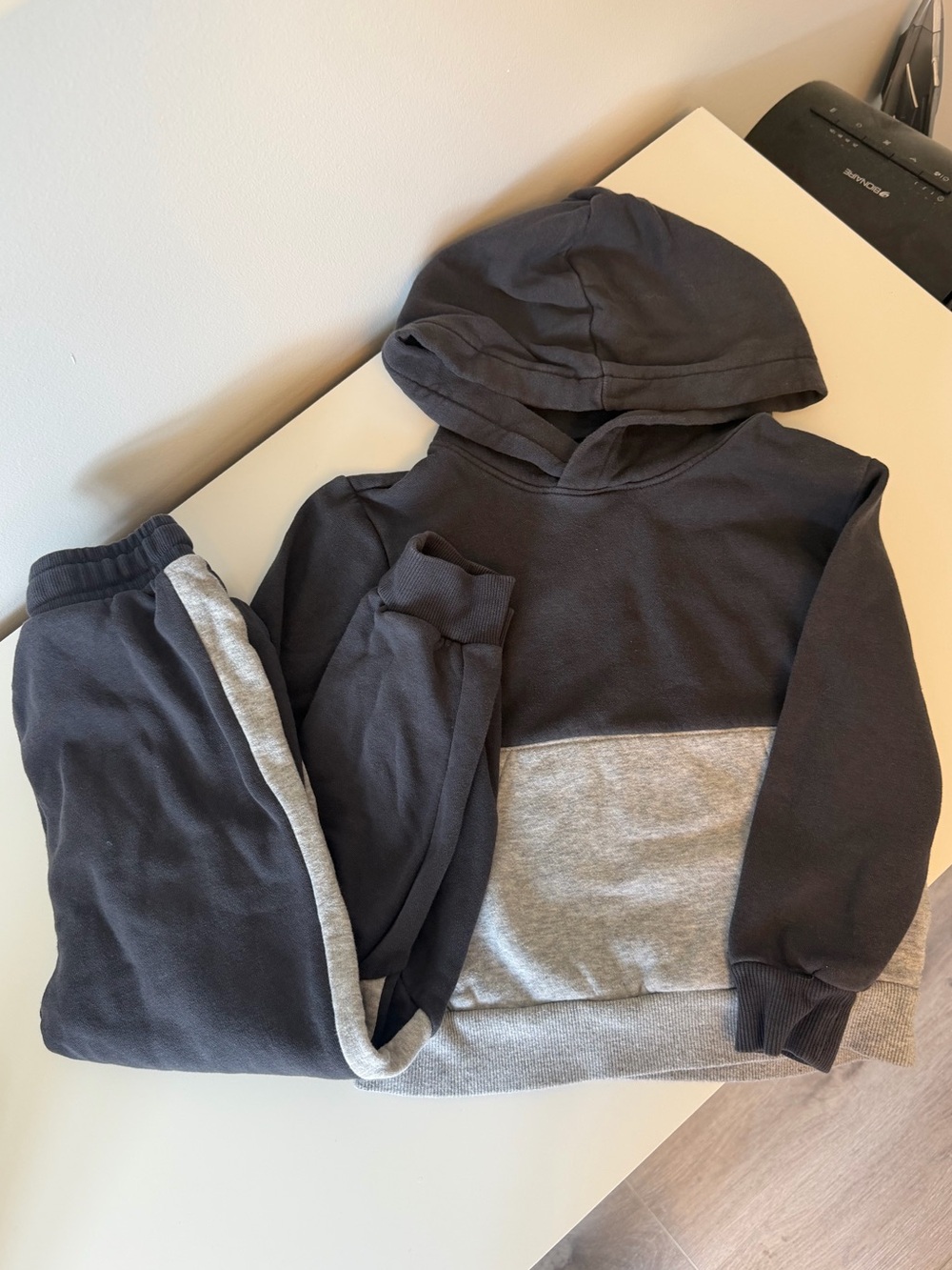 H&M Charcoal and Heather Gray Kids set